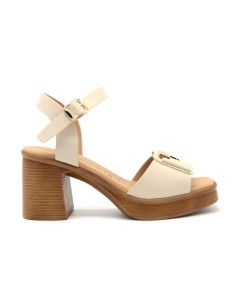 Donna Serena Jil sandalo in pelle con tacco